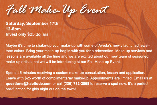 Fall Make-Up Event