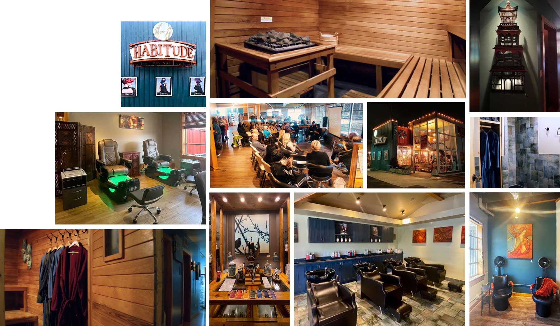 Habitude Spa and Salon Location photo collage